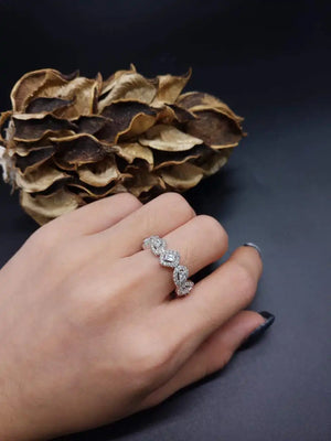 European Style Crystal Zircon Finger Rings Wedding Jewelry