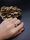 European Style Crystal Zircon Finger Rings Wedding Jewelry