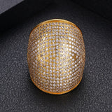 CZ Wedding Rings for Women Bridal Jewelry CZ Femmale Full Finger