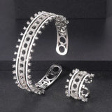 Zirconia Stones Link Chain Rings Women Engagement Jewelry