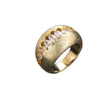 Bold Zirconia Heart Rings Women Engagement Party Jewelry