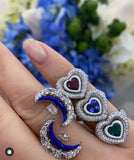 Elegant Zirconia Stone Rings for Women