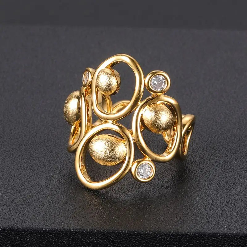 Bold Zirconia Stone Rings for Women