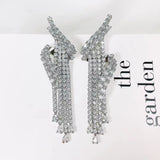 Daily Office Flower Tassel Earrings For Women Wedding