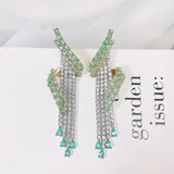 Daily Office Flower Tassel Earrings For Women Wedding
