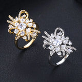 Jankelly Bridal Engagement Wedding Wrap Ring for Women