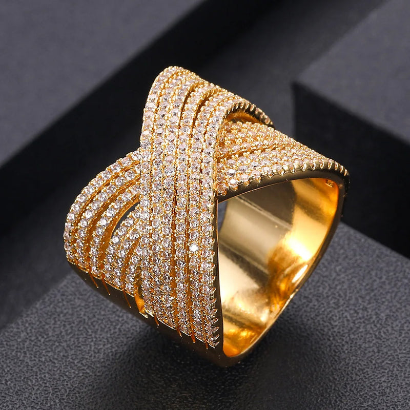 Indian African Dubai CZ Women's Rings