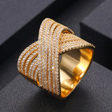 Indian African Dubai CZ Women's Rings