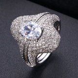 Indian African Dubai CZ Rings Women