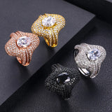 Indian African Dubai CZ Rings Women