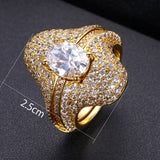 Indian African Dubai CZ Rings Women
