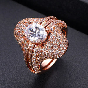 Indian African Dubai CZ Rings Women