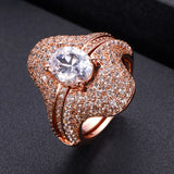 Indian African Dubai CZ Rings Women