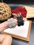 Jankelly Quare Shape Cube Zirconia Women Bridal Wedding Engagement Party Wear