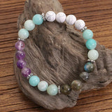 Purple 108 Beads Women's Healing Meditation Necklace