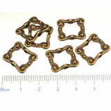 Antique Silver Spacers Beads for DIY Charms Bracelets 50pcs