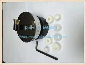 Stainless Steel Ring Holder with Engraver Block & 7 Sleeves
