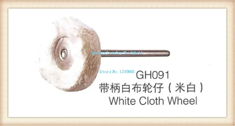 100pcs Cloth Polishing Buffing Wheels with Metal Shank Jewelry Tools