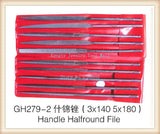 10pcs Halfround File Set 3*140mm Diamond Needle for Jewelry Making