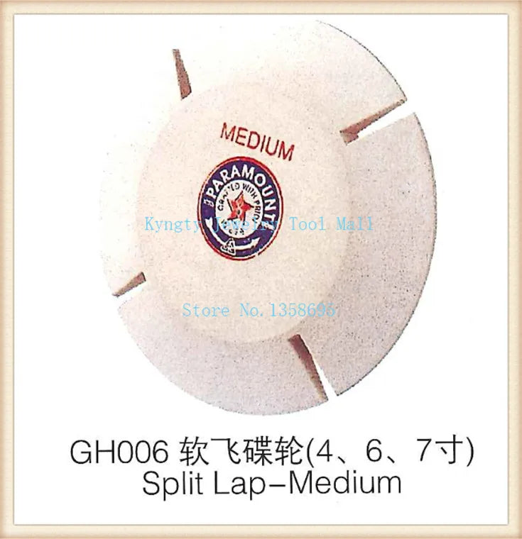 4 inch Split Lap medium polishing wheel for jewellery making