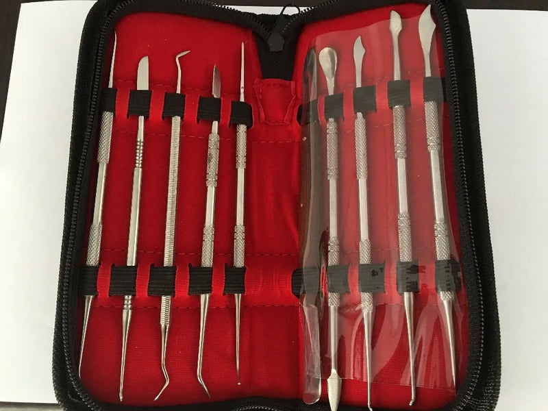 Jewellery Making Carving Kit Wax Sculpt Modeling Clay Chisel DIY Tool Set