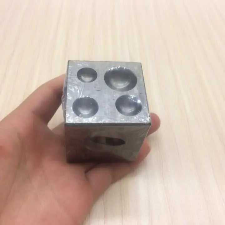 Square Dapping Block 50x50x50mm Jewelry Making Tool