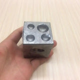 Square Dapping Block 50x50x50mm Jewelry Making Tool