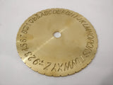 Ring Engraver Plate With Letter Number Inside Ring Engraving Font Tools