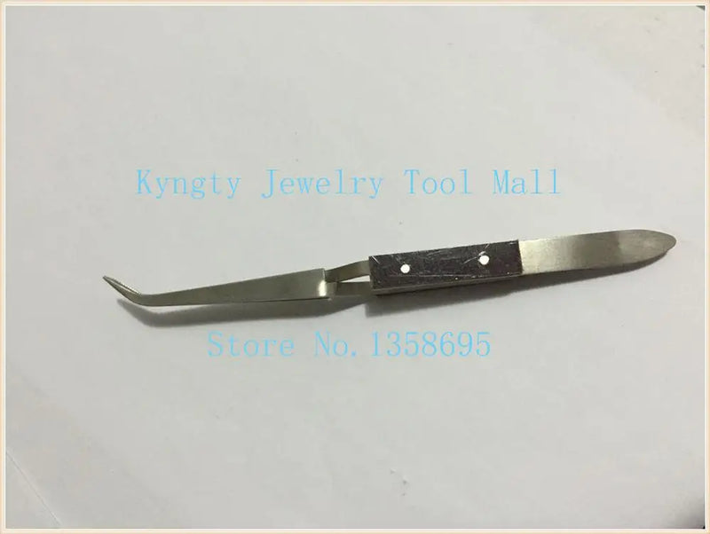 Curved Selflock Tweezers Jewelry Gemstone