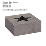 Graphite Ingot Mold Star Shape Silver Melting Casting Mould for Jewelers