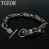316L Stainless Steel Retro Dragon Bracelet
