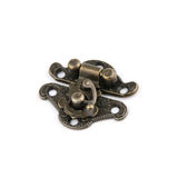 10pcs Antique Bronze Hasp Latch Jewelry Wooden Box Lock Mini Cabinet Buckle
