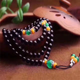 Natural Agate Stone Beads Bracelet Necklace Set