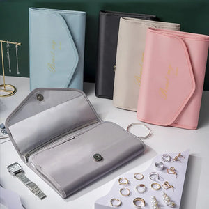 Travel Jewelry Organizer Portable For Journey Earrings Rings Necklaces