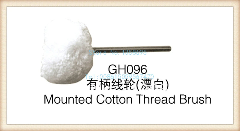 100pcsGH096 Mounted cotton wheel,Thread brush,jewelry polishing wheels