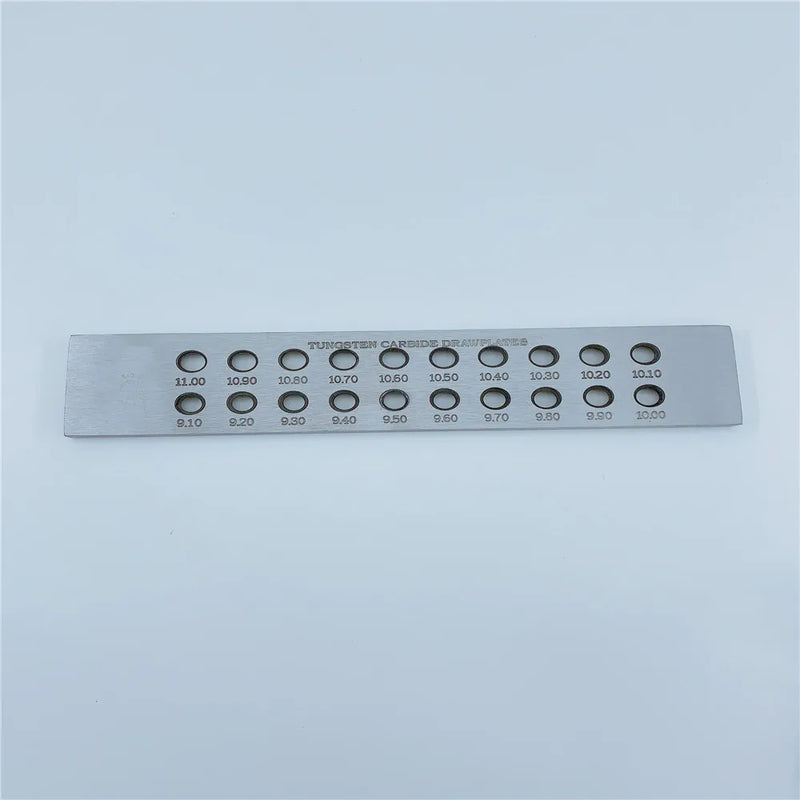 Tungsten Carbide Drawplate 52 Holes 0.26-4.10mm Jewelry Wire Round Making