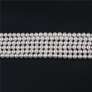 Natural Freshwater Round Pearl 8-9mm Pearl String