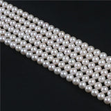 Natural Freshwater Round Pearl 8-9mm Pearl String
