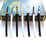 Katana Sword Keychain Japanese Butterfly Knives Weapon Key Holder