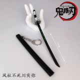 Katana Sword Keychain Japanese Butterfly Knives Weapon Key Holder