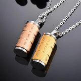 Tibetan Prayer Wheel Turner Cremation Urn Necklace