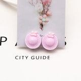 Kids Clip On Earrings Animal Flower Girls Jewelry Painless 7 Pairs/Set