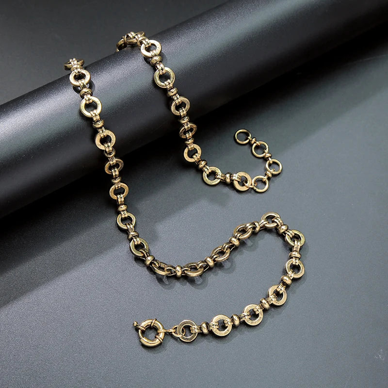 Vintage Metal Alloy Chokers Necklaces Jewelry