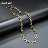 Vintage Metal Alloy Chokers Necklaces Jewelry