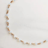 Bohemian Style Stone Pearl Bead Necklace Gift