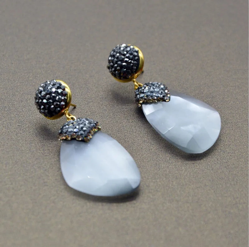 Boho Geometric Stud Earrings Set - DIY Jewelry Charms