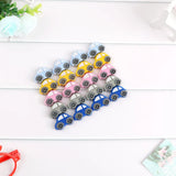 10pcs Mini Car Silicone Teether Beads Baby Teething Toys