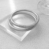Geometric Metal Bracelet for Ladies Party