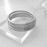 Geometric Metal Bracelet for Ladies Party