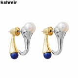 Metal Pearl Earrings Jewelry Accessories